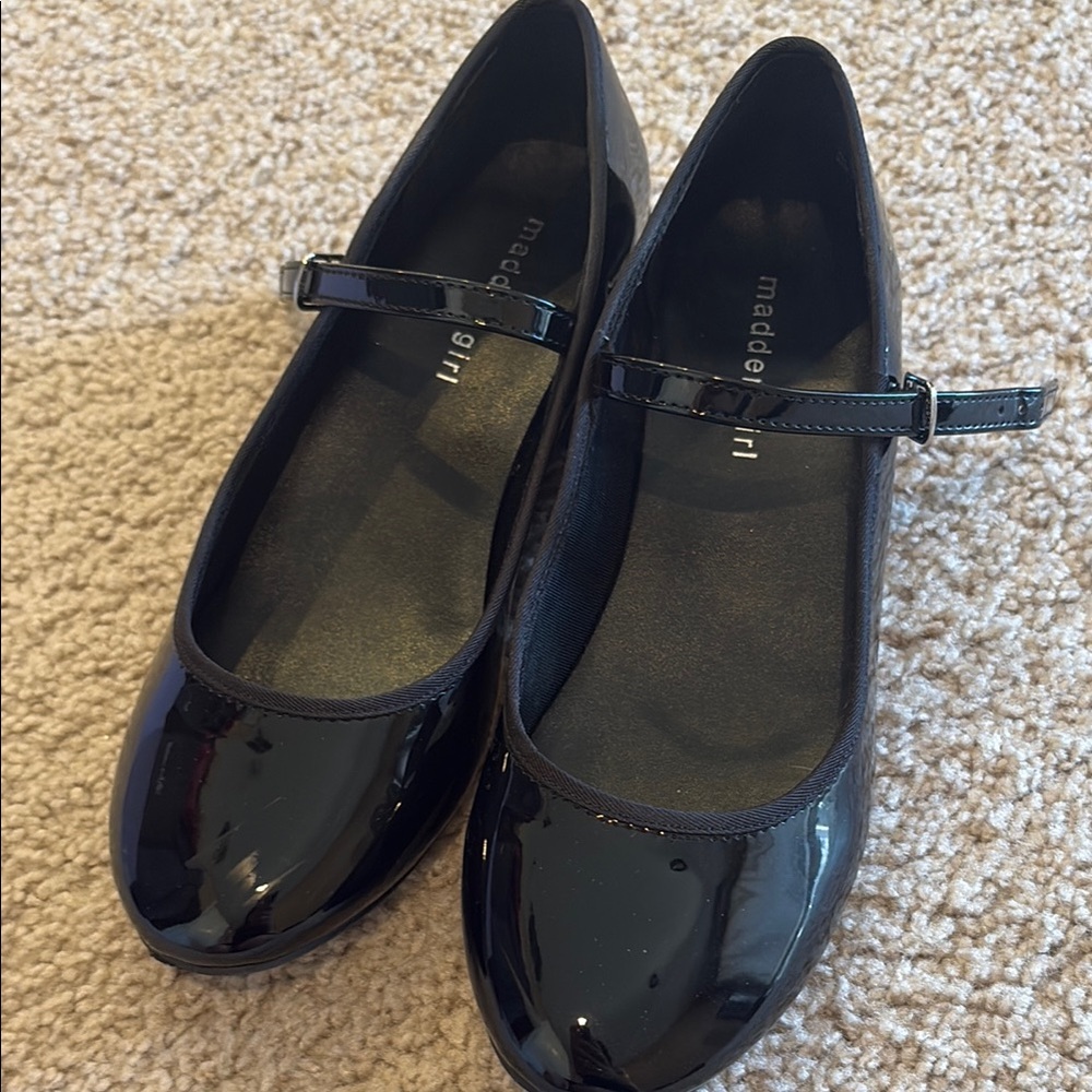 Made Girl Black Patent Mary Jane Flats